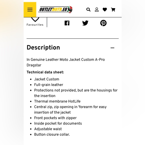 American Pro Italian leather Ladies Motorcycle Jacket - Picture 3 of 7